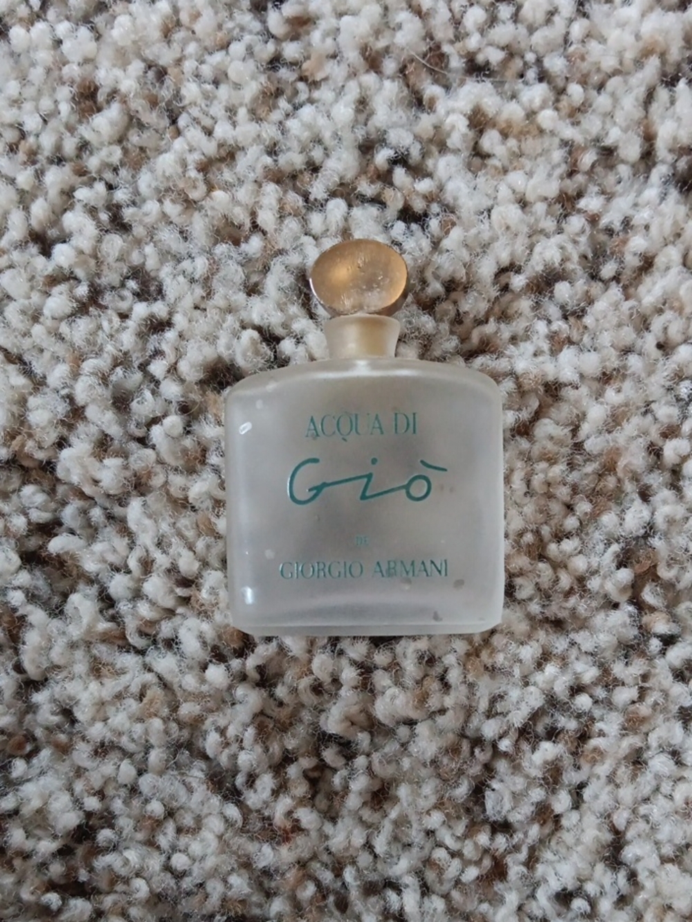 VTG? Empty Giorgio Armani Acqua Di Gio Small Bottle French